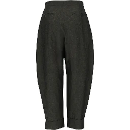 PANTALONE "CLOE" IN LINO E COTONE