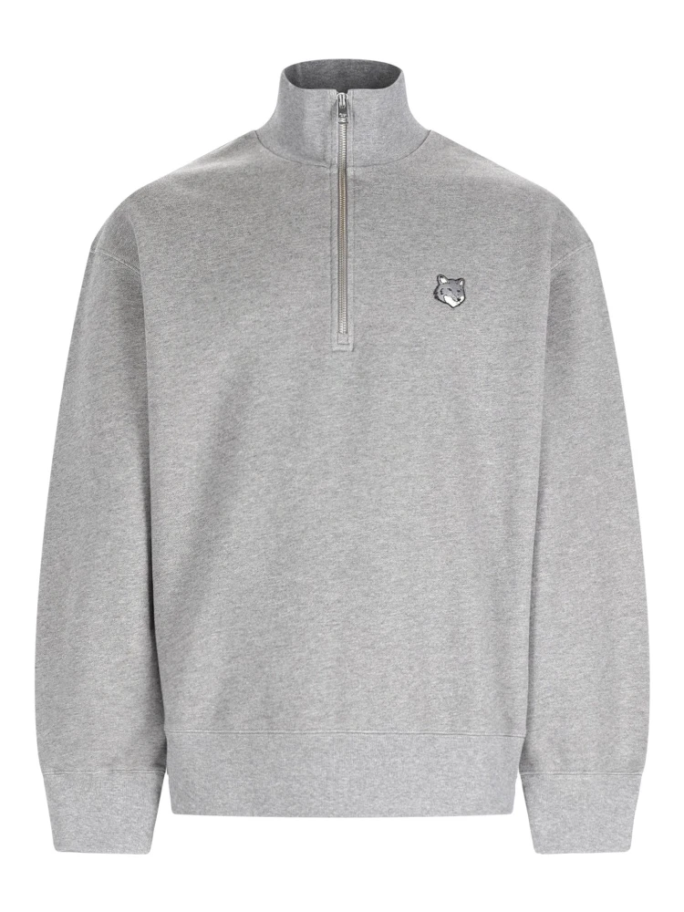FELPA "FOX HEAD" CON ZIP
