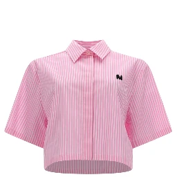 CAMICIA CROP CON LOGO