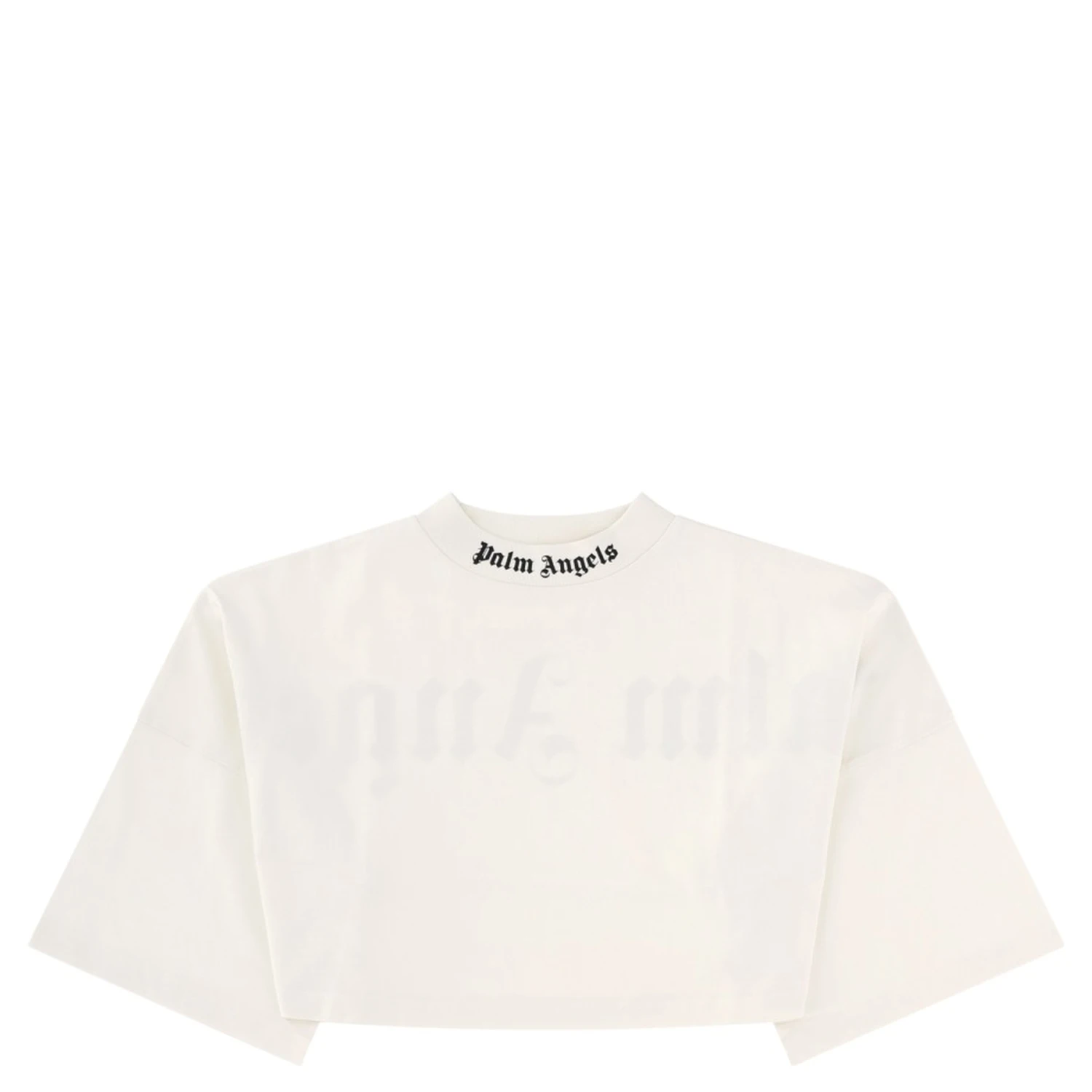 T-SHIRT CROP CON LOGO