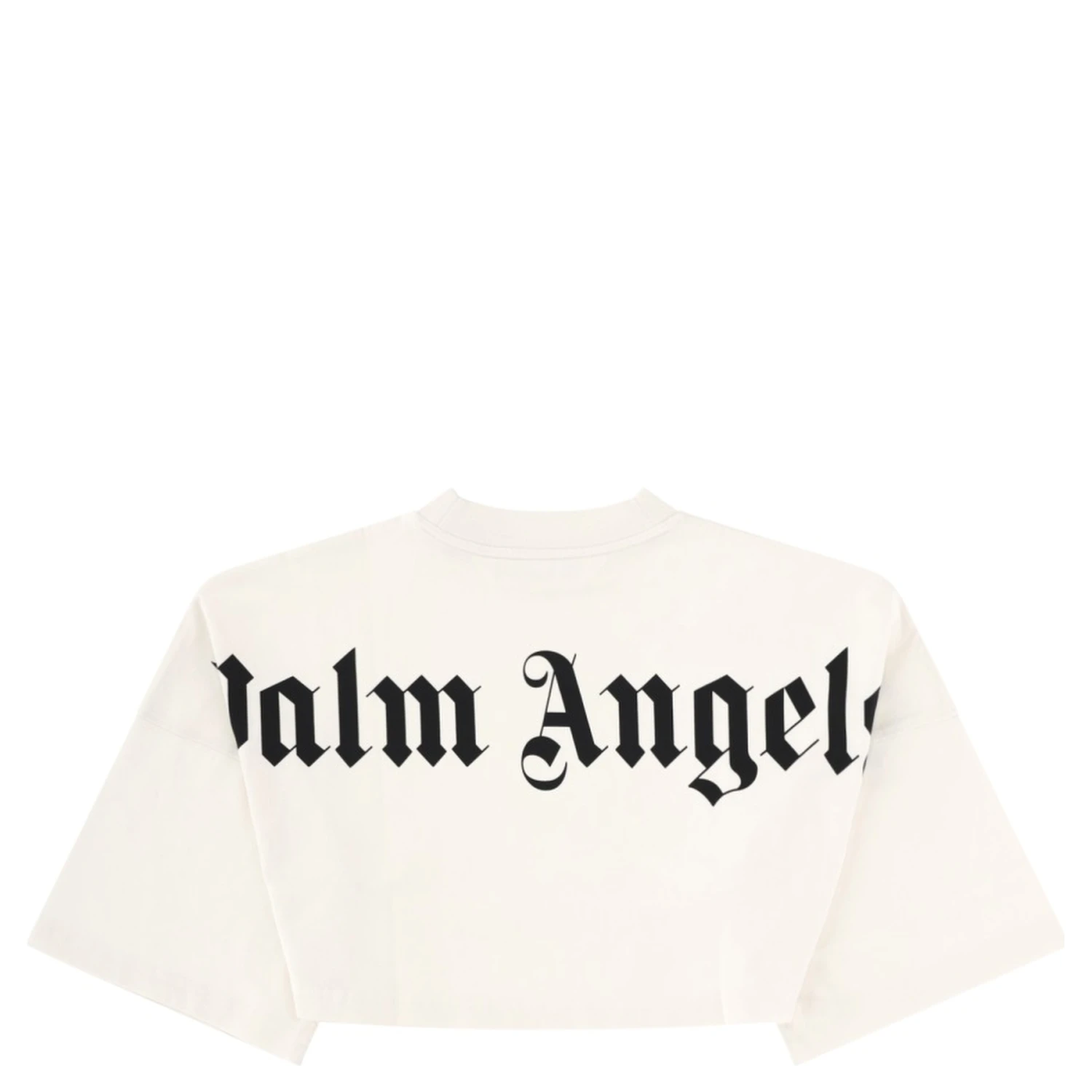 T-SHIRT CROP CON LOGO