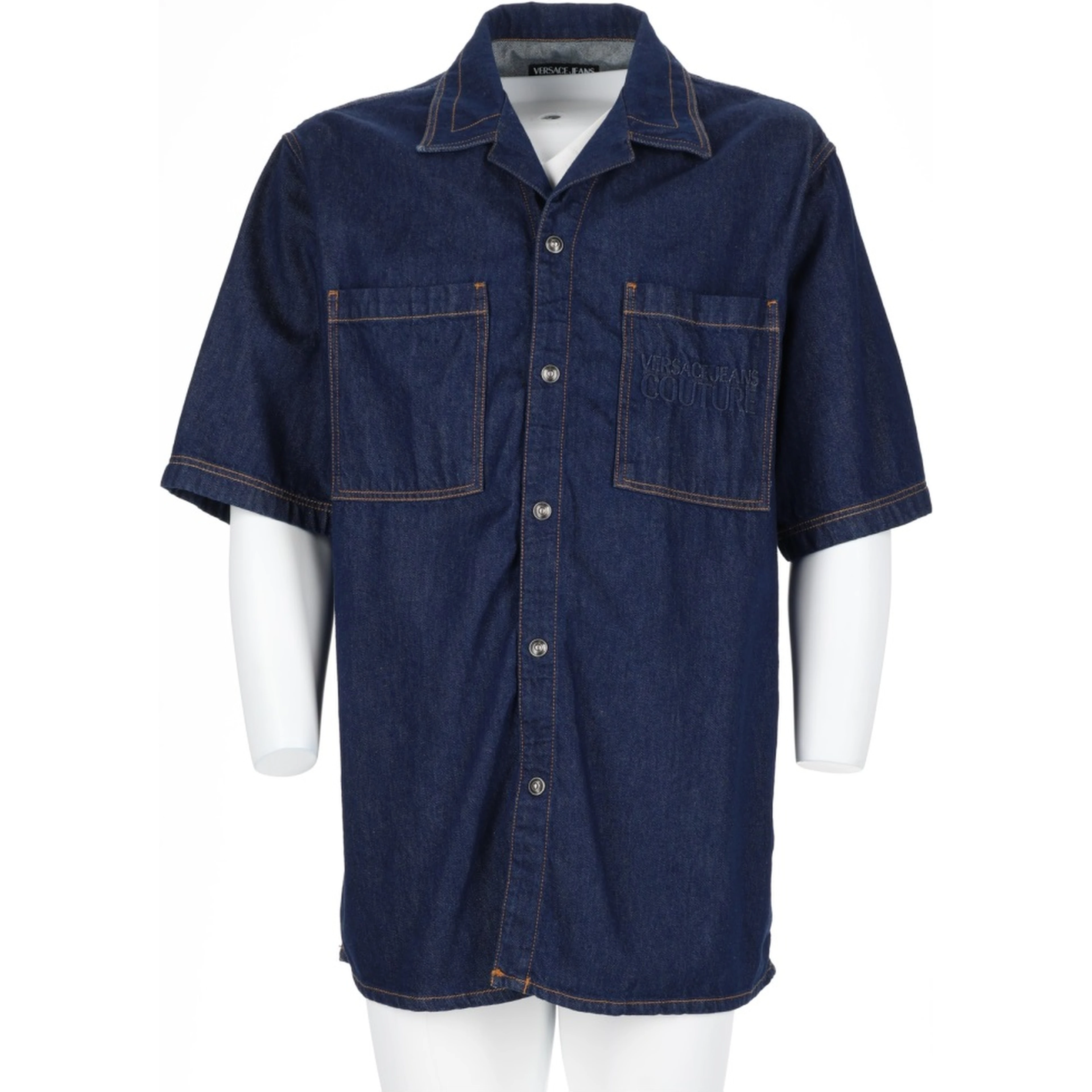 CAMICIA IN DENIM CON LOGO