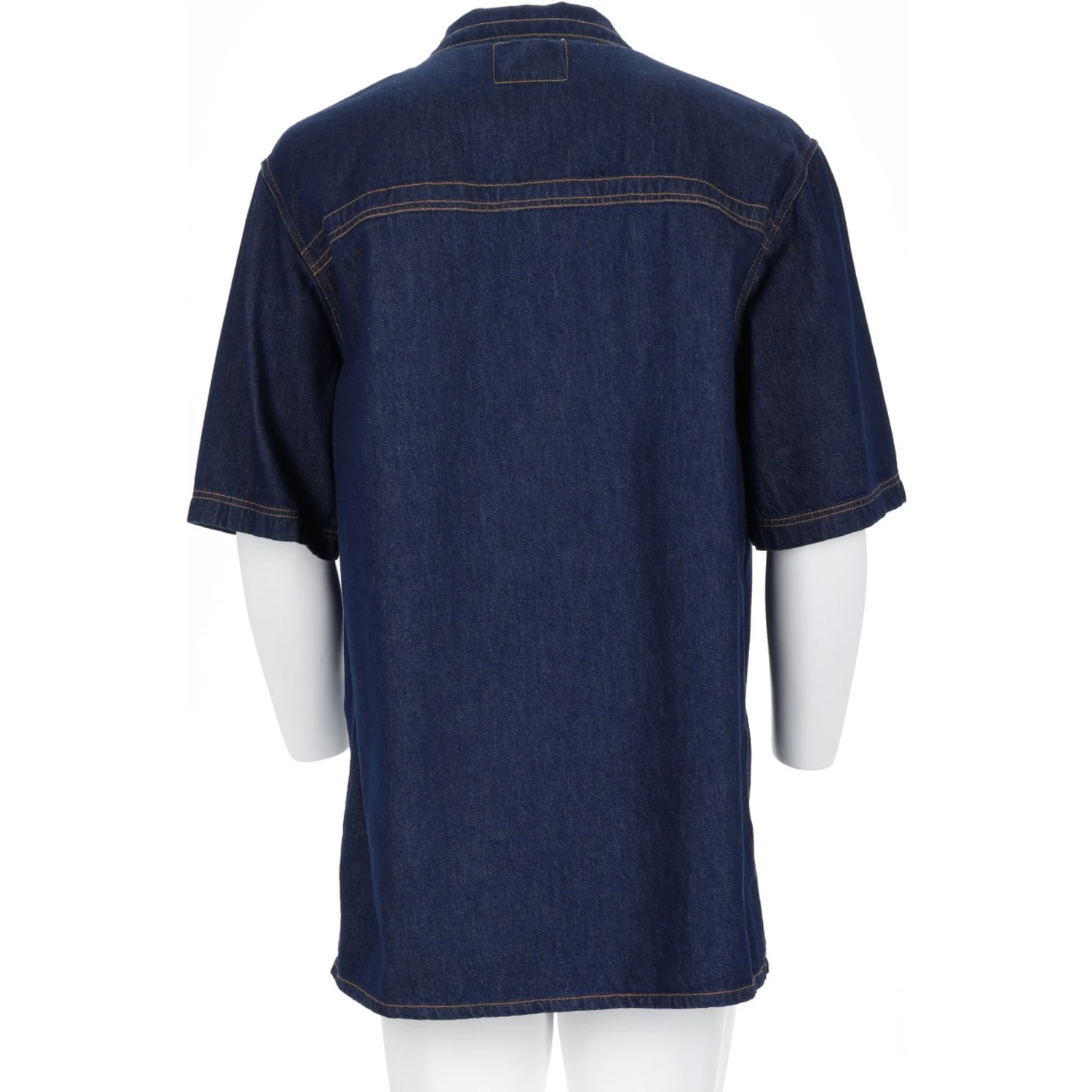 CAMICIA IN DENIM CON LOGO