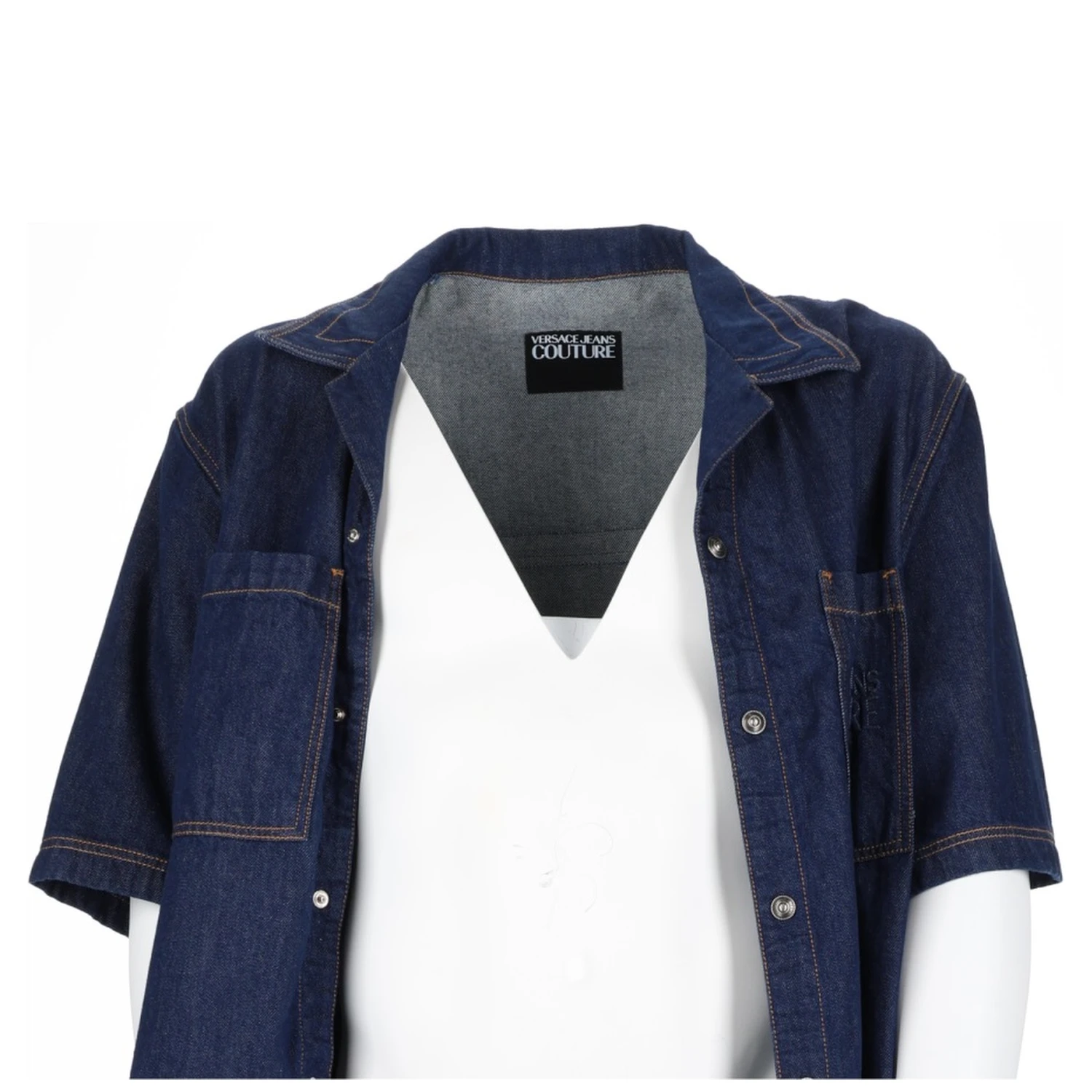 CAMICIA IN DENIM CON LOGO
