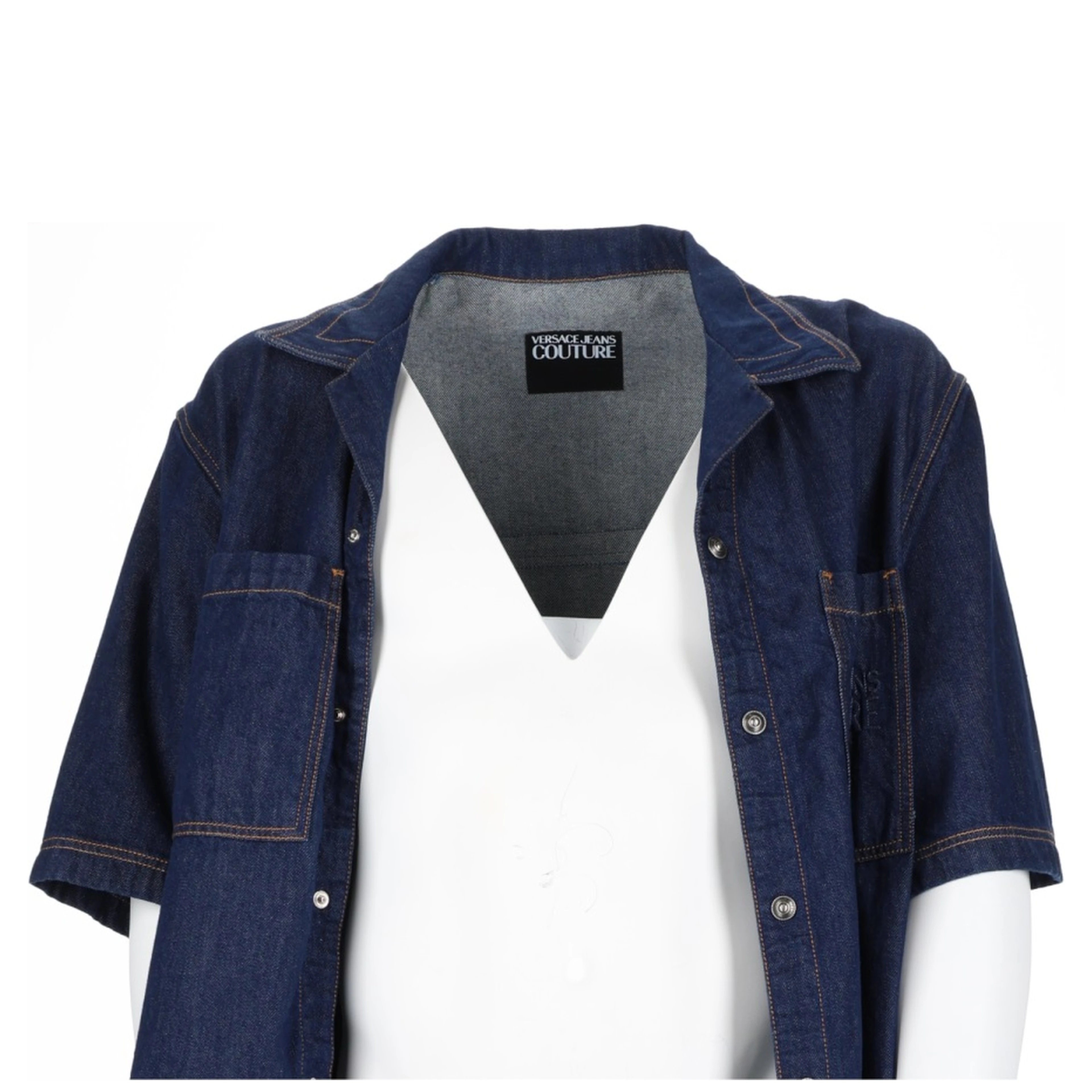 CAMICIA IN DENIM CON LOGO