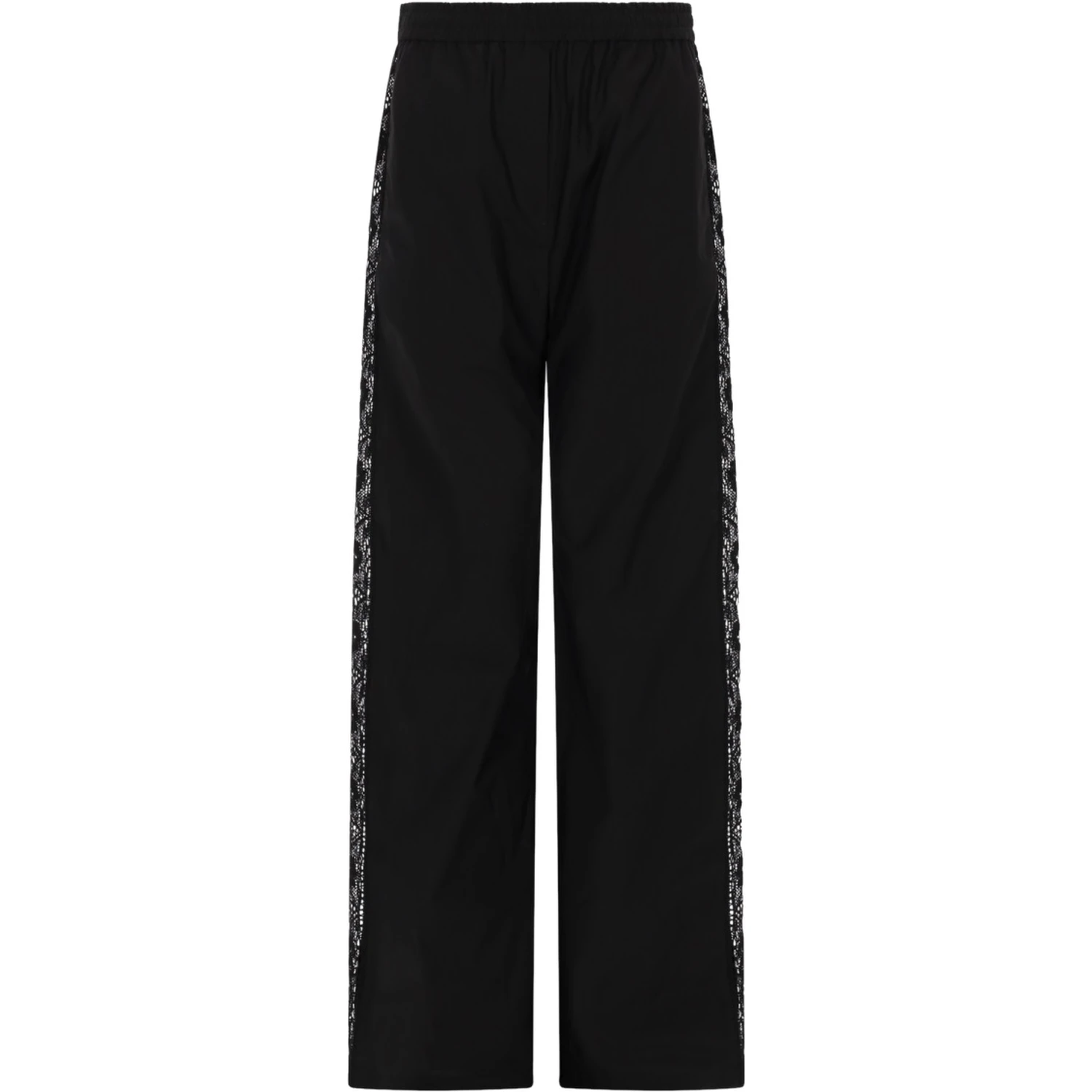 PANTALONE DRITTO CON DETTAGLI IN PIZZO