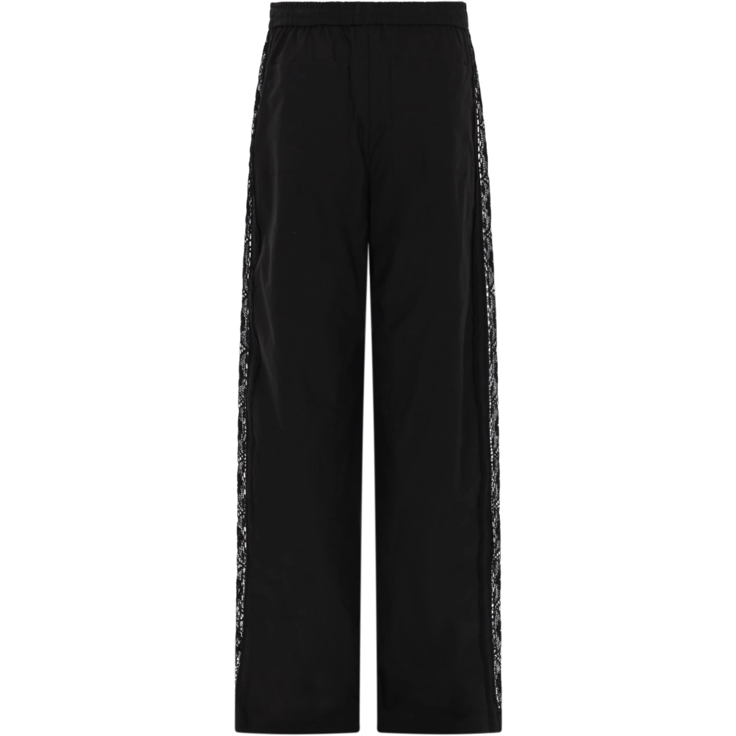 PANTALONE DRITTO CON DETTAGLI IN PIZZO