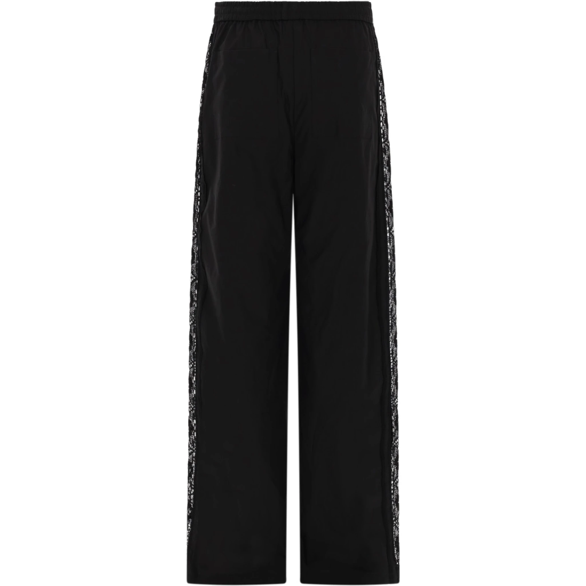 PANTALONE DRITTO CON DETTAGLI IN PIZZO