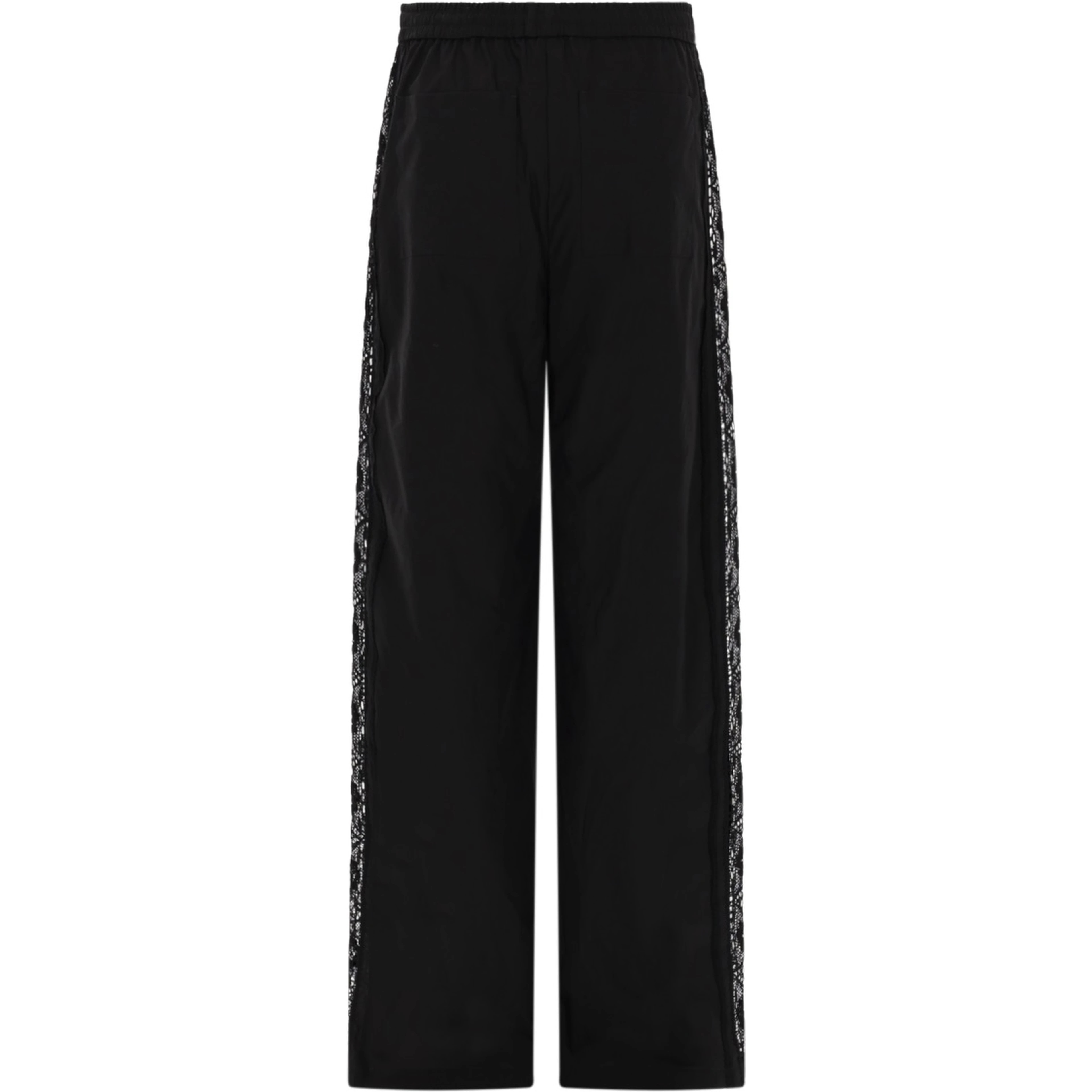 PANTALONE DRITTO CON DETTAGLI IN PIZZO