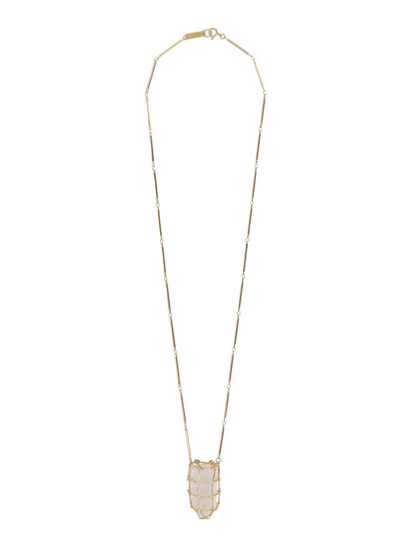 COLLANA CON PENDENTE "ROCK CRYSTAL"
