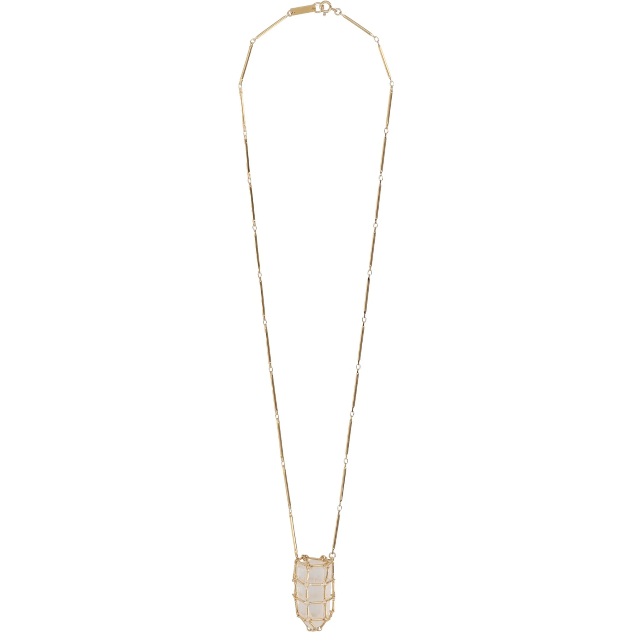 COLLANA CON PENDENTE "ROCK CRYSTAL"