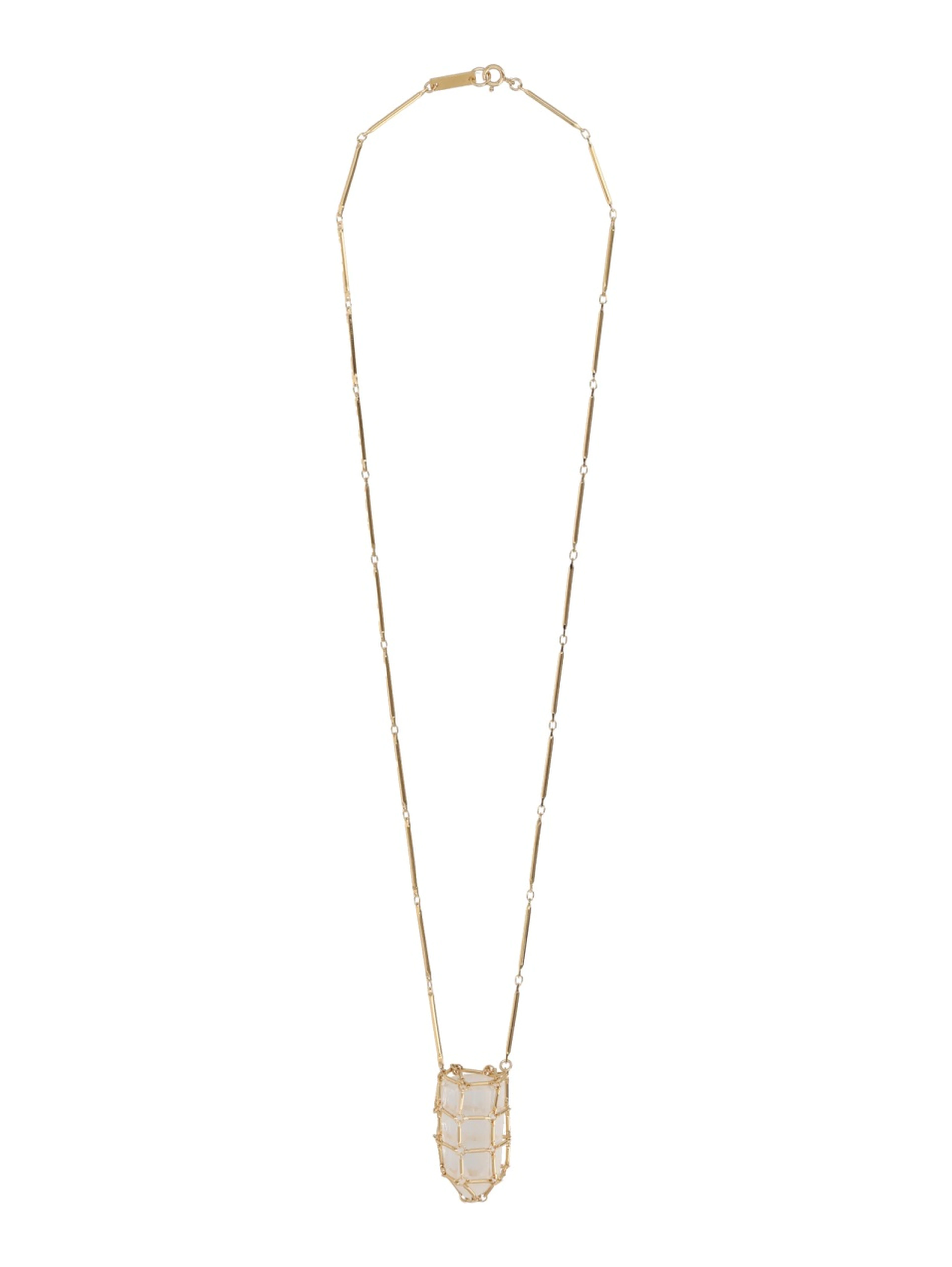 COLLANA CON PENDENTE "ROCK CRYSTAL"