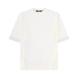 T-SHIRT IN JERSEY EFFETTO CARTA