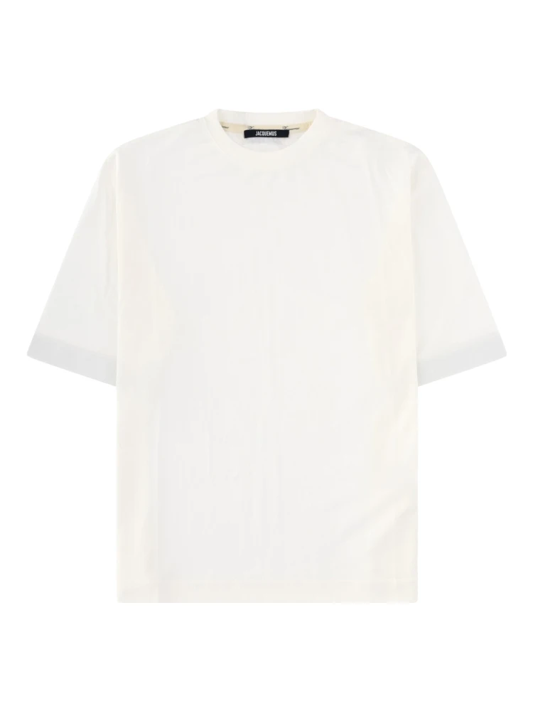 T-SHIRT IN JERSEY EFFETTO CARTA