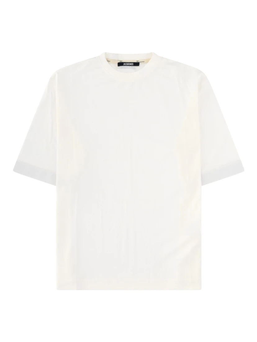 T-SHIRT IN JERSEY EFFETTO CARTA
