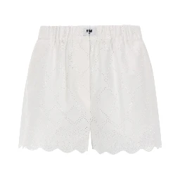 SHORTS CON MOTIVO TRAFORATO