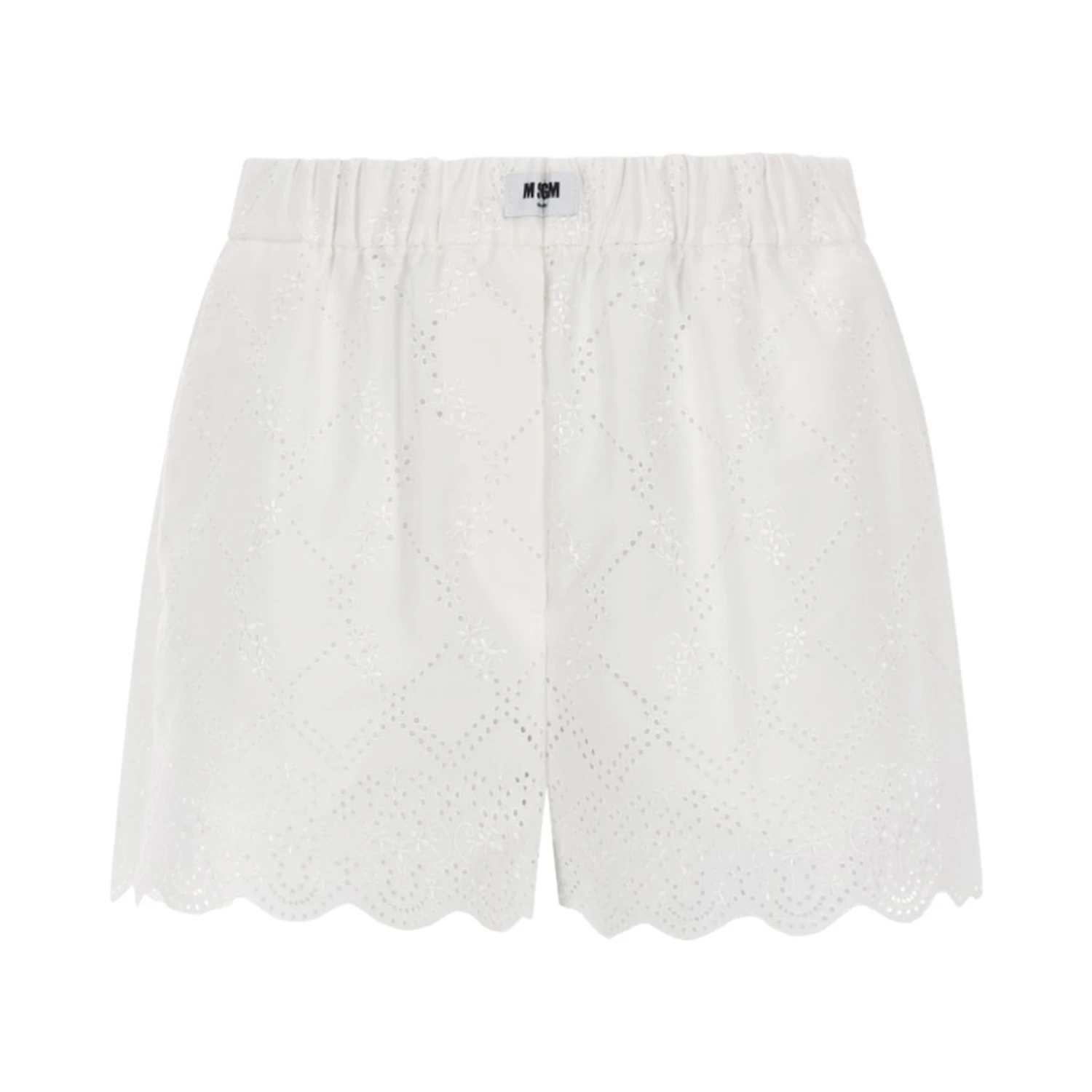 SHORTS CON MOTIVO TRAFORATO