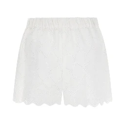 SHORTS CON MOTIVO TRAFORATO