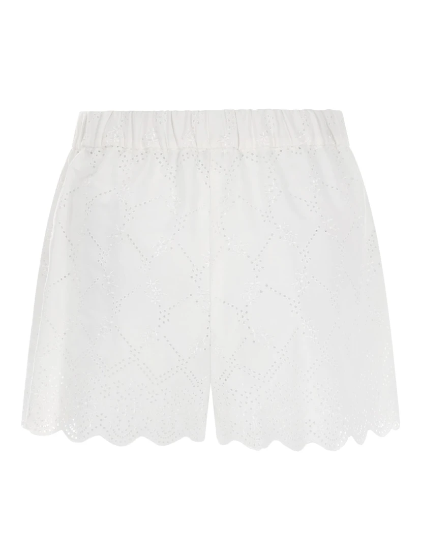 SHORTS CON MOTIVO TRAFORATO