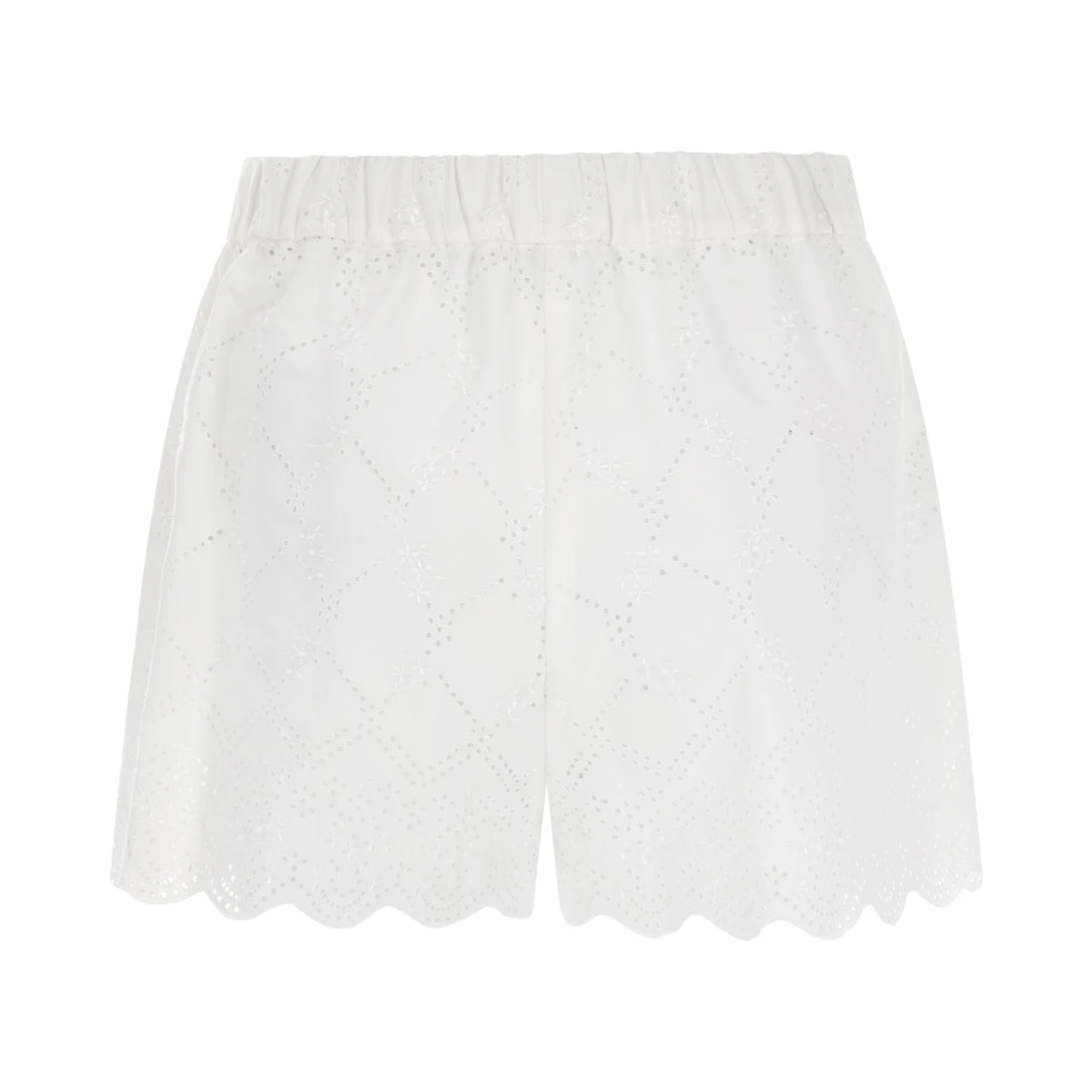 SHORTS CON MOTIVO TRAFORATO