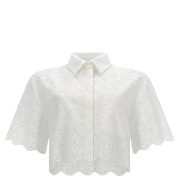 CAMICIA CON MOTIVO TRAFORATO