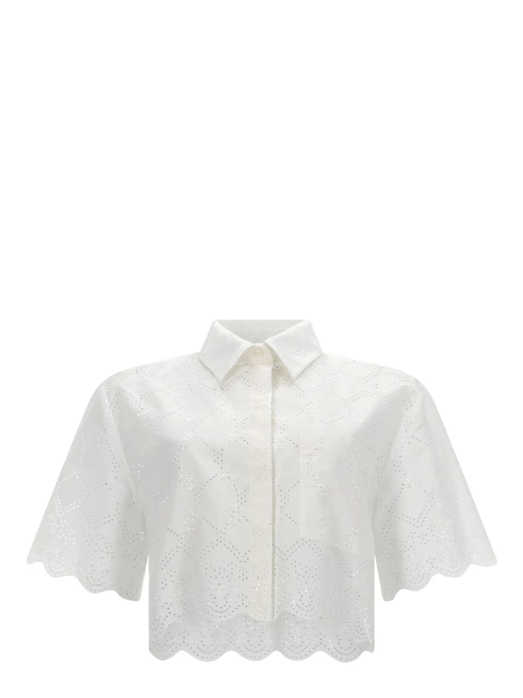 CAMICIA CON MOTIVO TRAFORATO