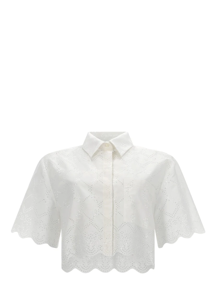 CAMICIA CON MOTIVO TRAFORATO