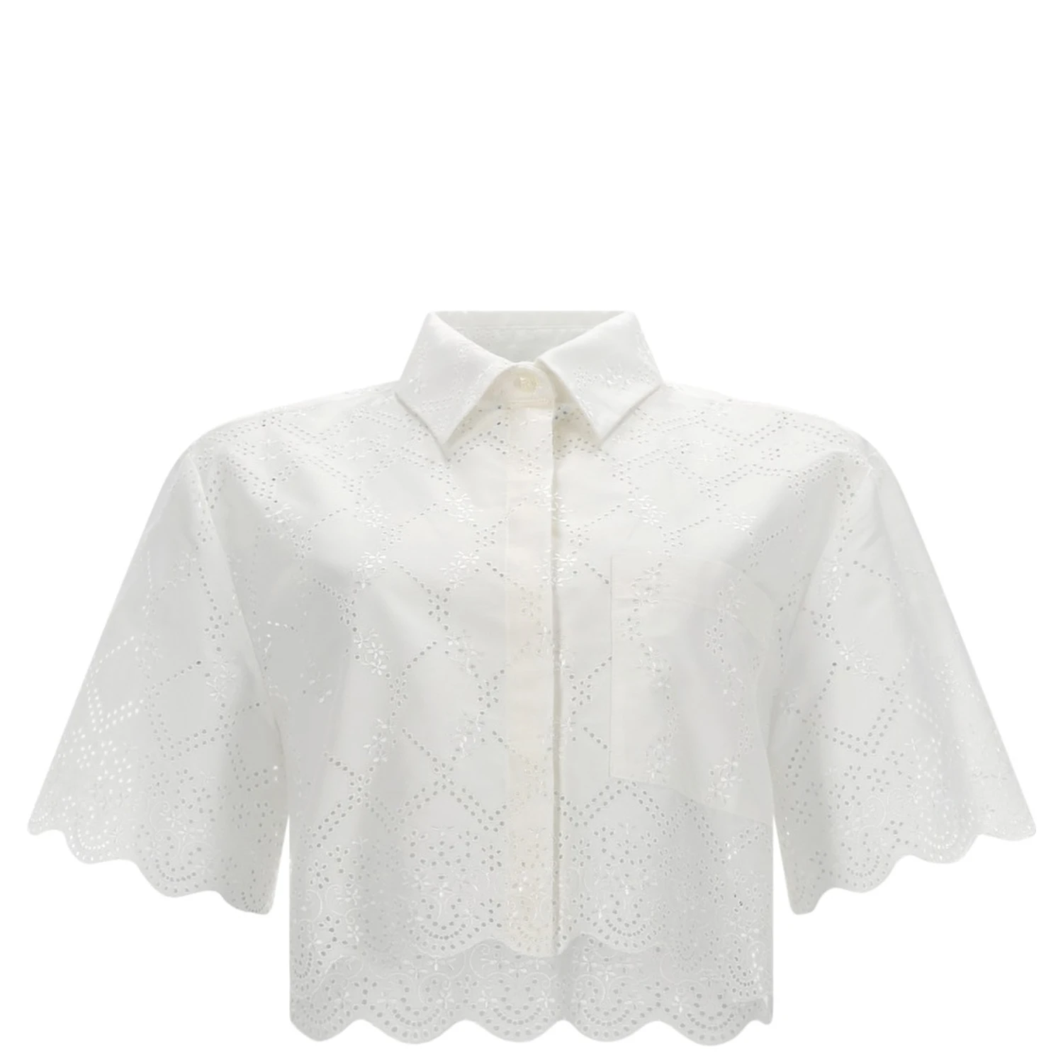 CAMICIA CON MOTIVO TRAFORATO