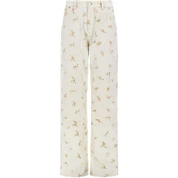PANTALONE CON MOTIVO FLOREALE