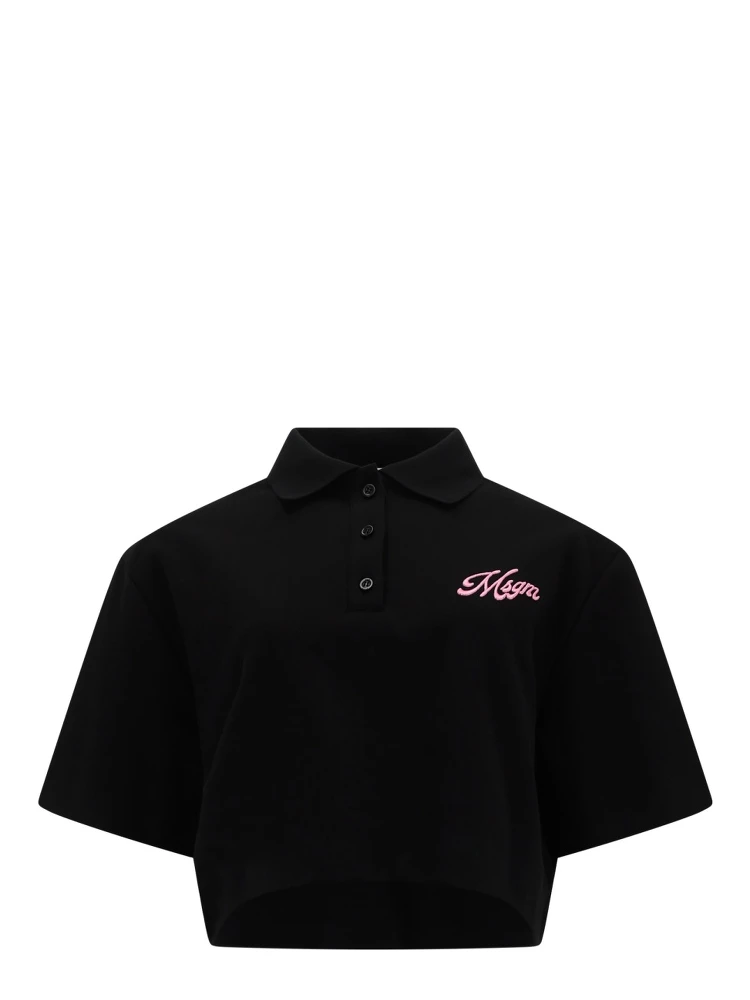POLO CROP CON LOGO