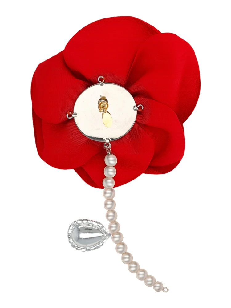 ORECCHINO PENDENTE CON ROSA alternative