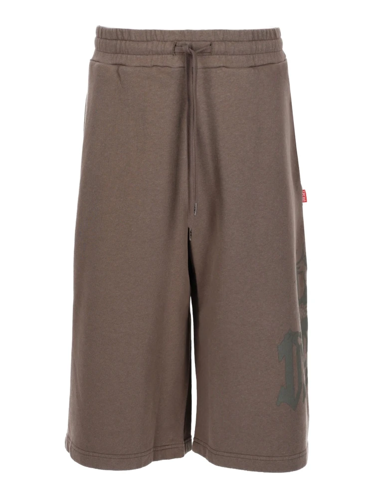SHORTS "P-FROM" CON STAMPA