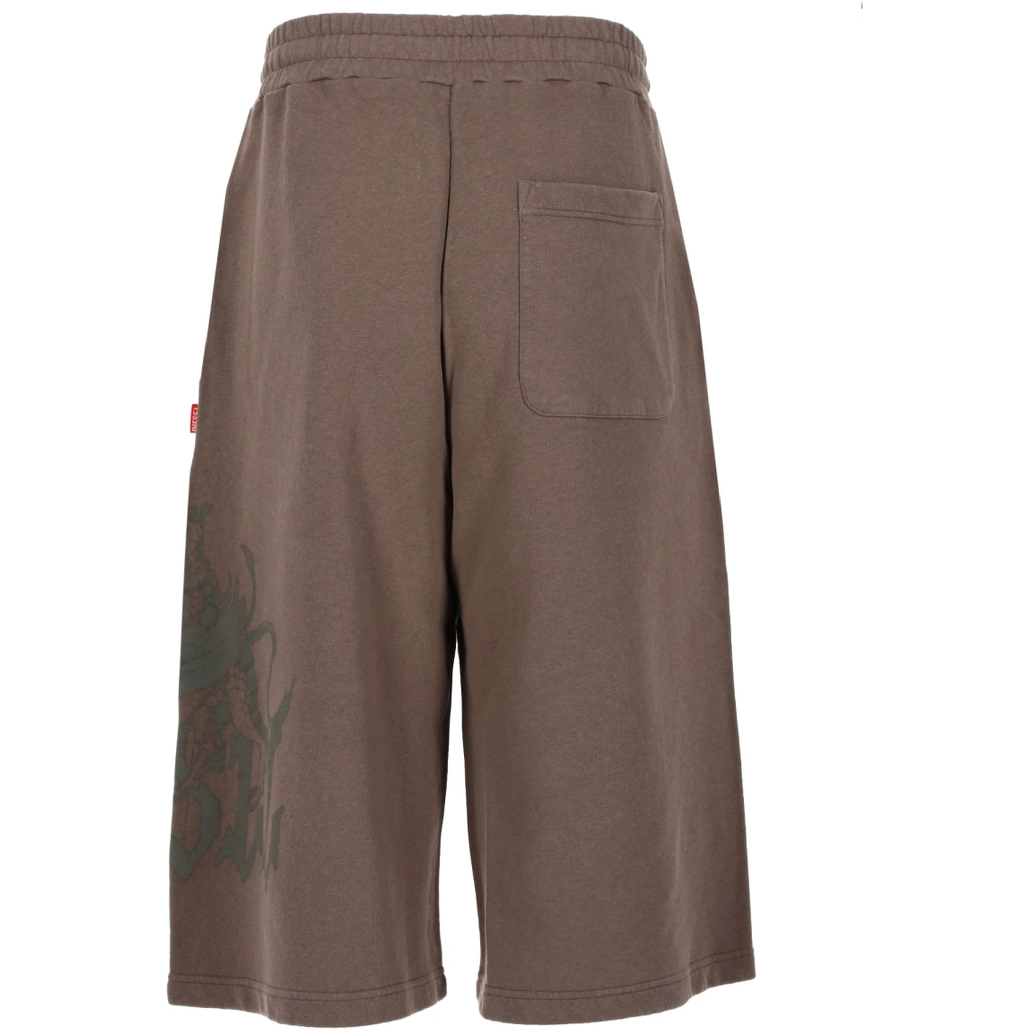 SHORTS "P-FROM" CON STAMPA