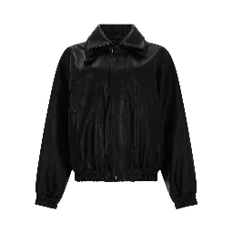 GIACCA BOMBER IN PELLE