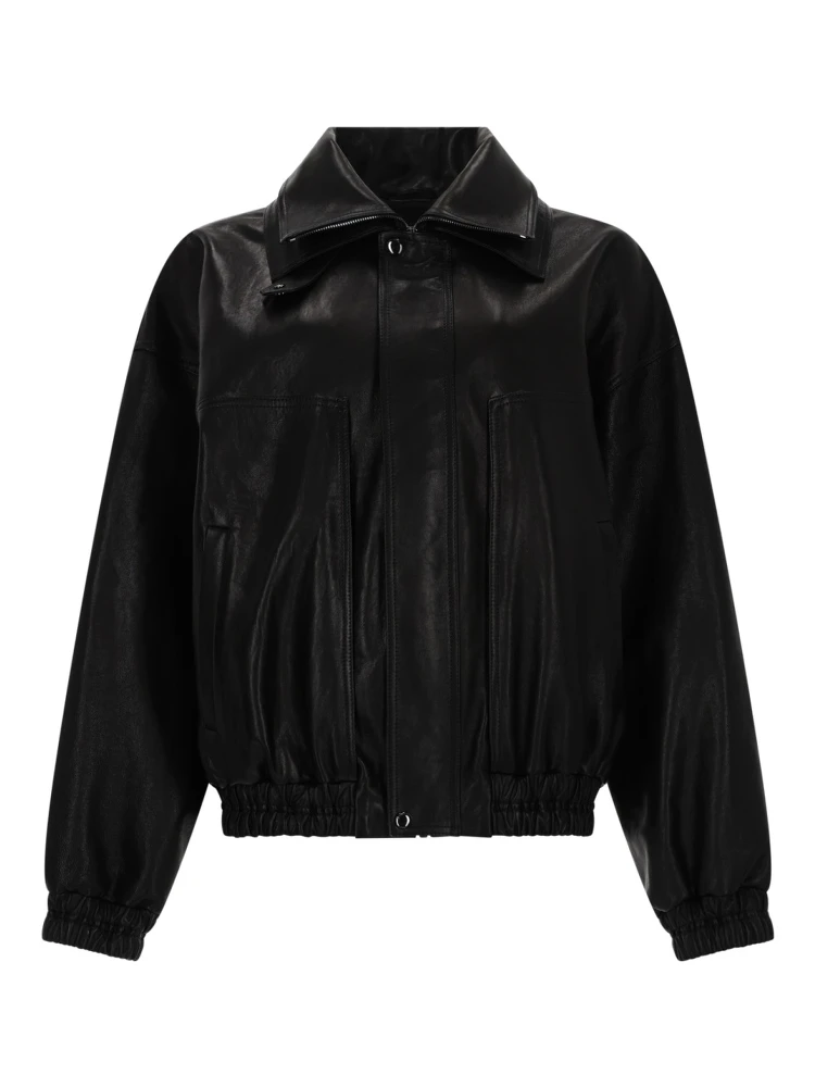 GIACCA BOMBER IN PELLE