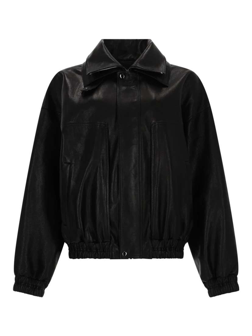 GIACCA BOMBER IN PELLE