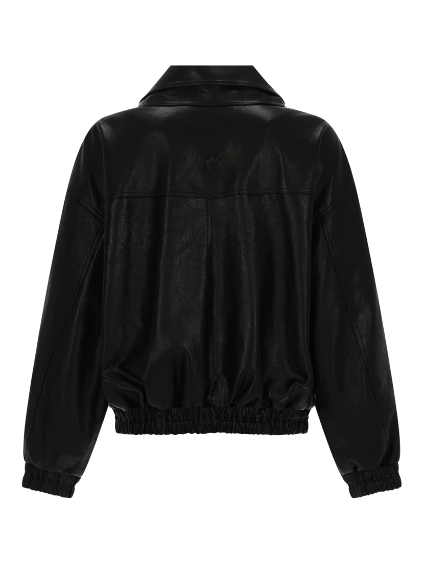 GIACCA BOMBER IN PELLE