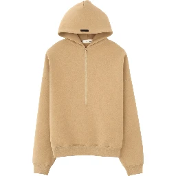 FELPA CON ZIP E CAPPUCCIO