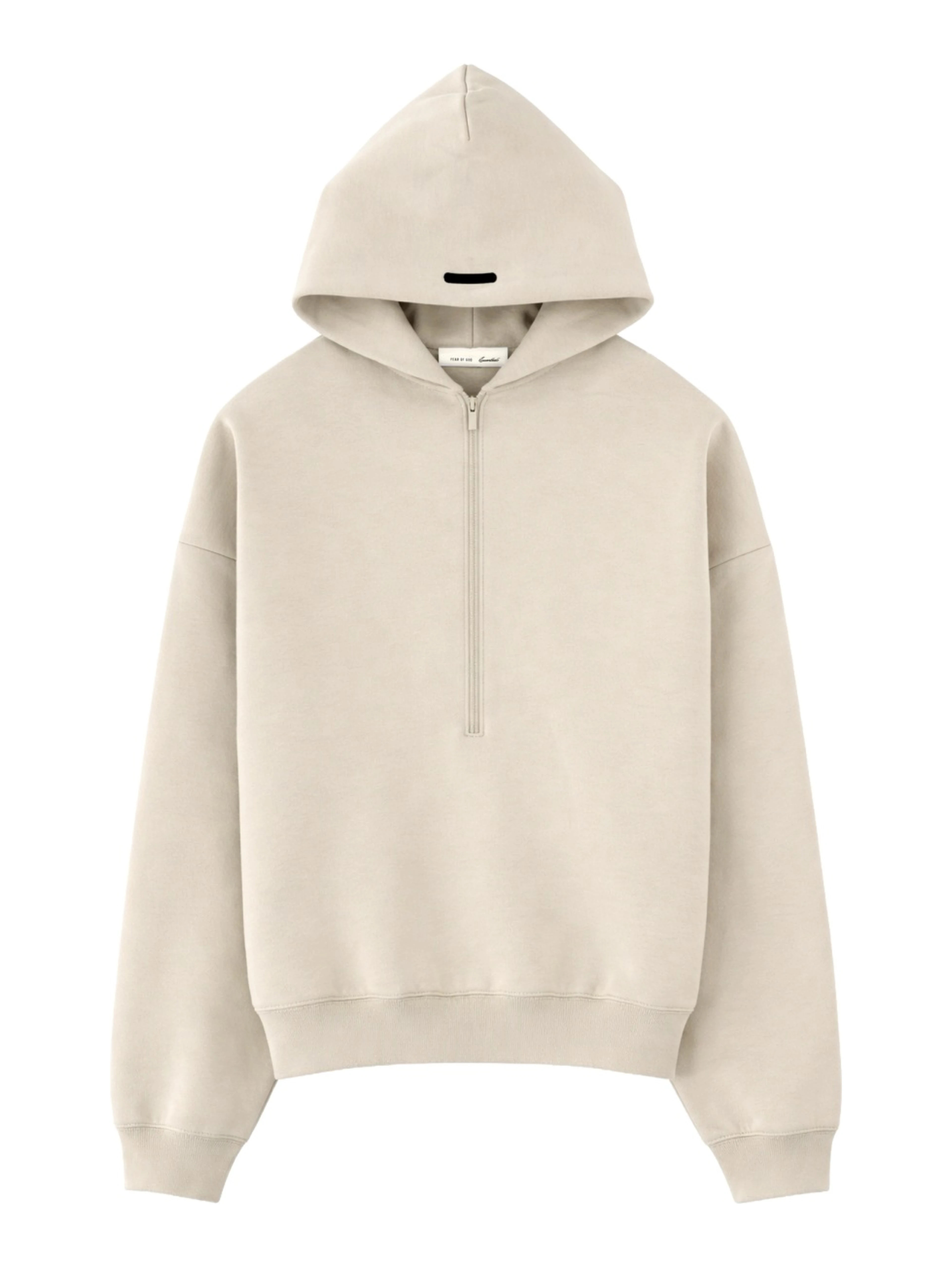 FELPA CON ZIP E CAPPUCCIO