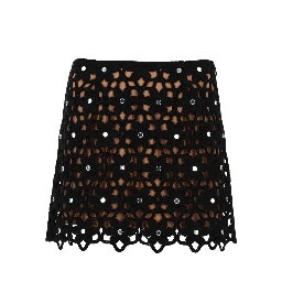 GONNA CROCHET CON MOTIVO FLOREALE