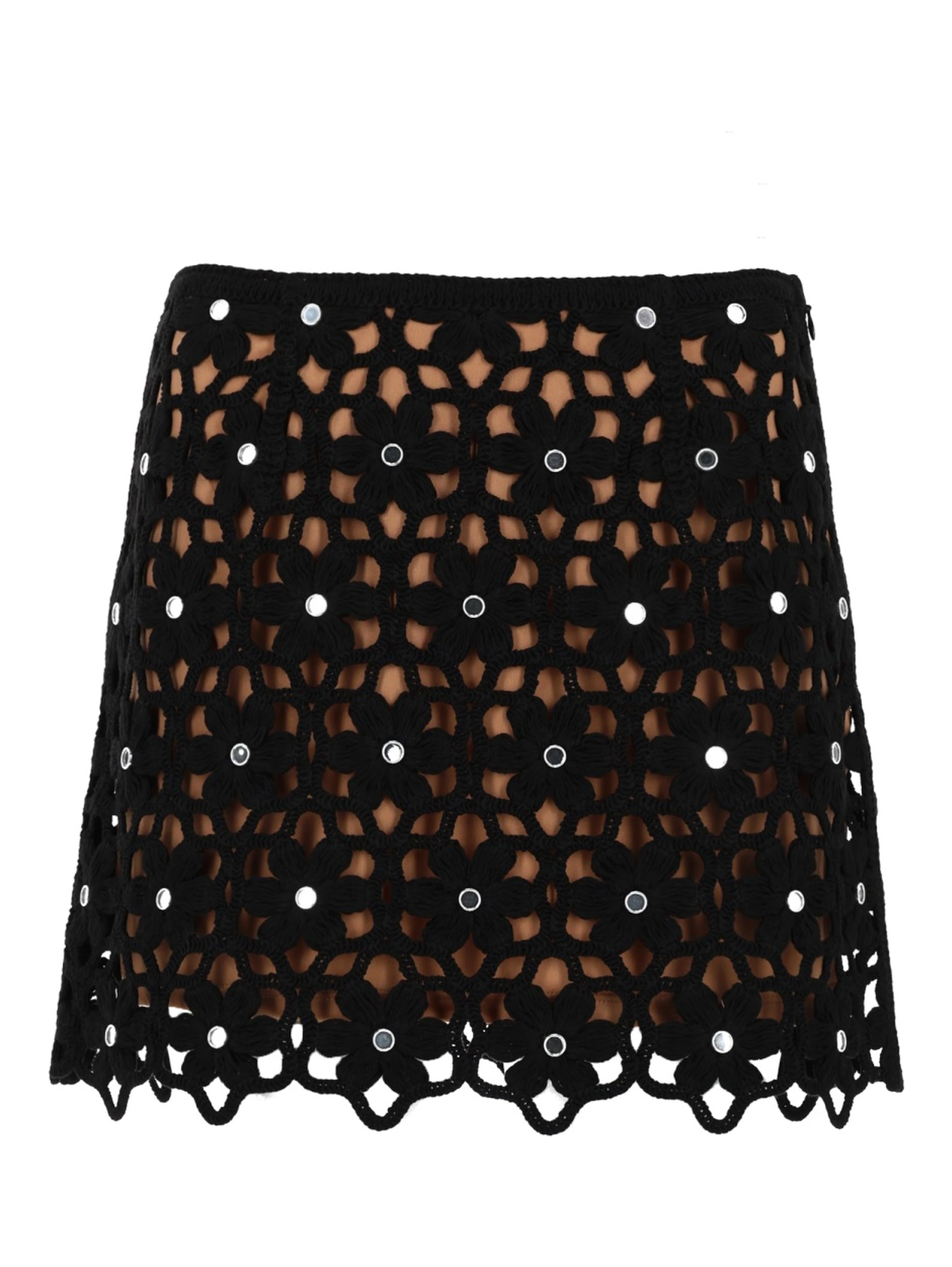 GONNA CROCHET CON MOTIVO FLOREALE