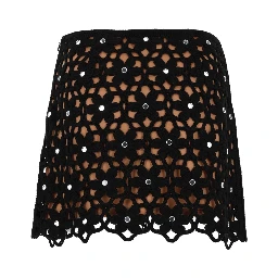 GONNA CROCHET CON MOTIVO FLOREALE