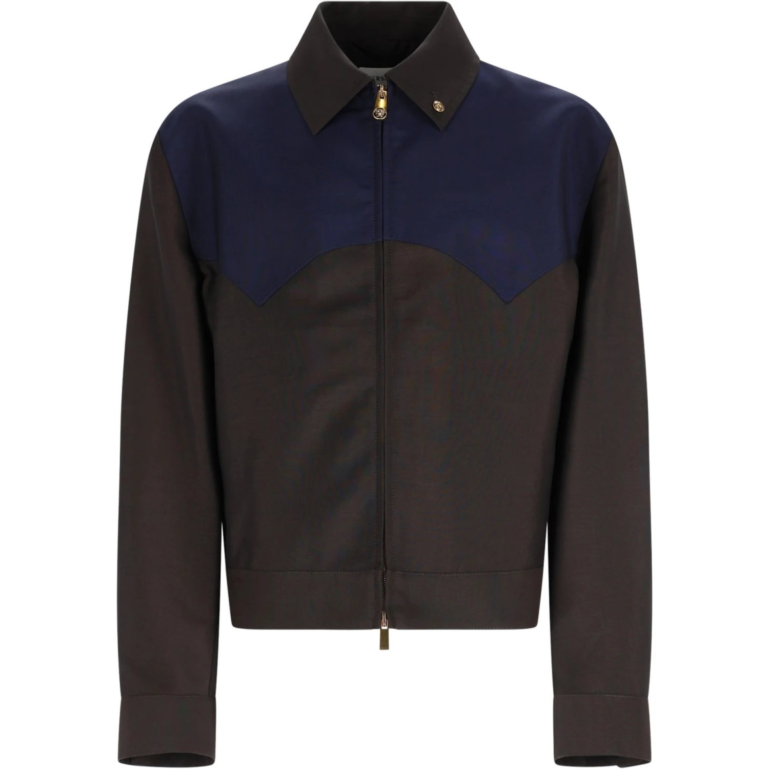 GIACCA IN LANA E MOHAIR CON ZIP