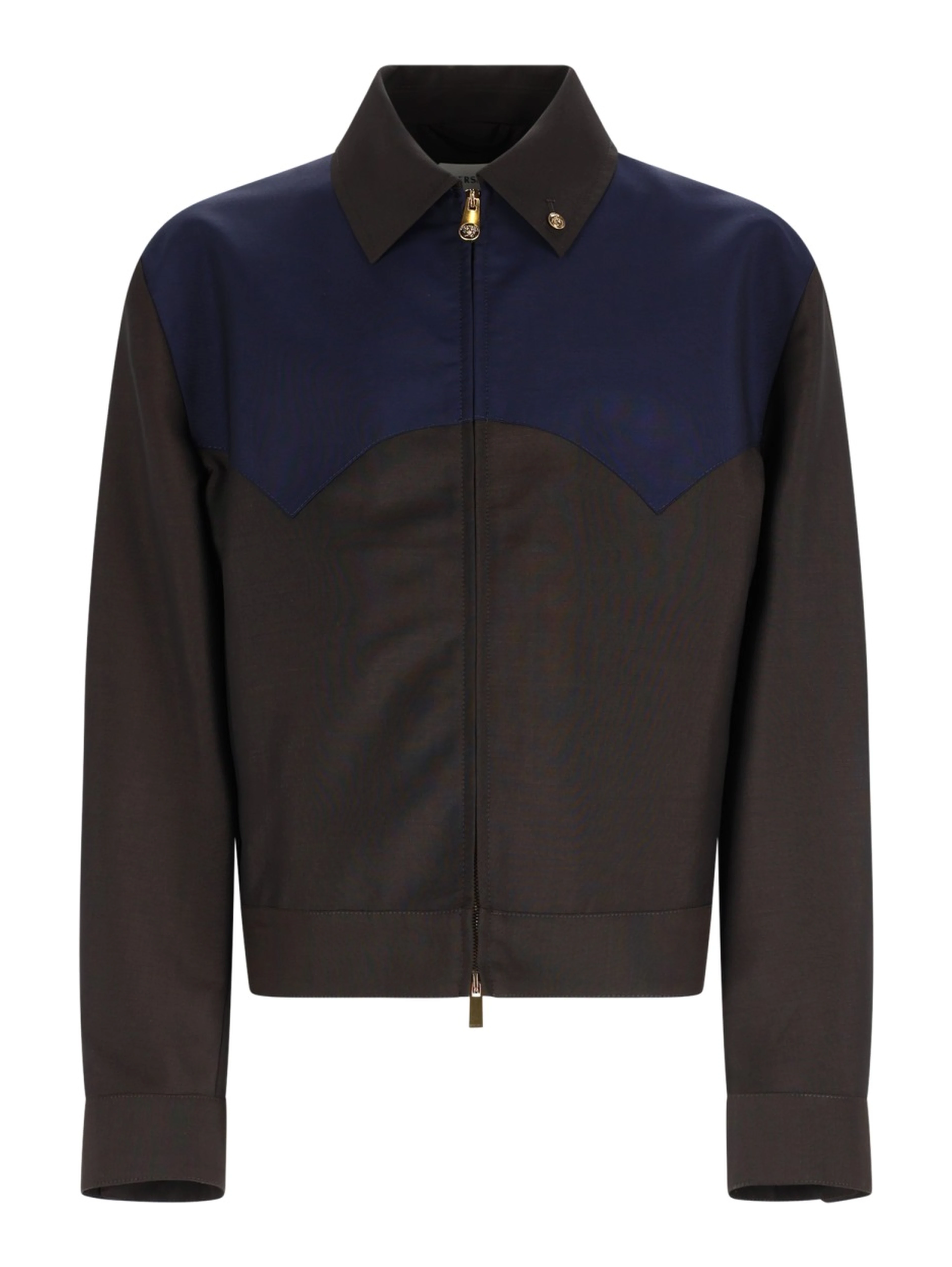 GIACCA IN LANA E MOHAIR CON ZIP