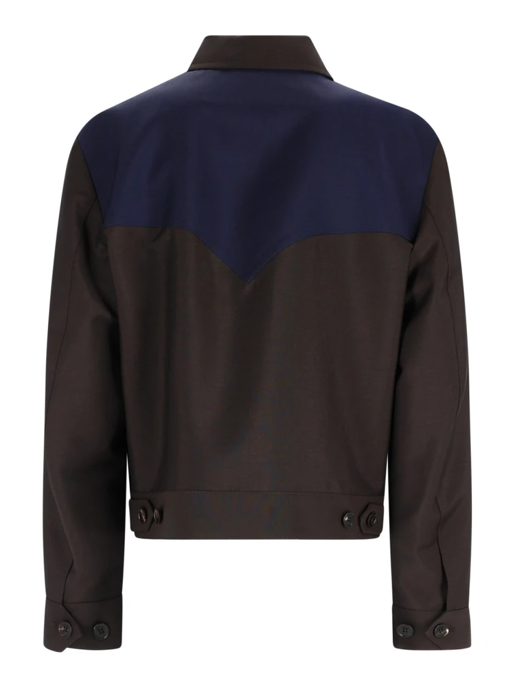 GIACCA IN LANA E MOHAIR CON ZIP alternative