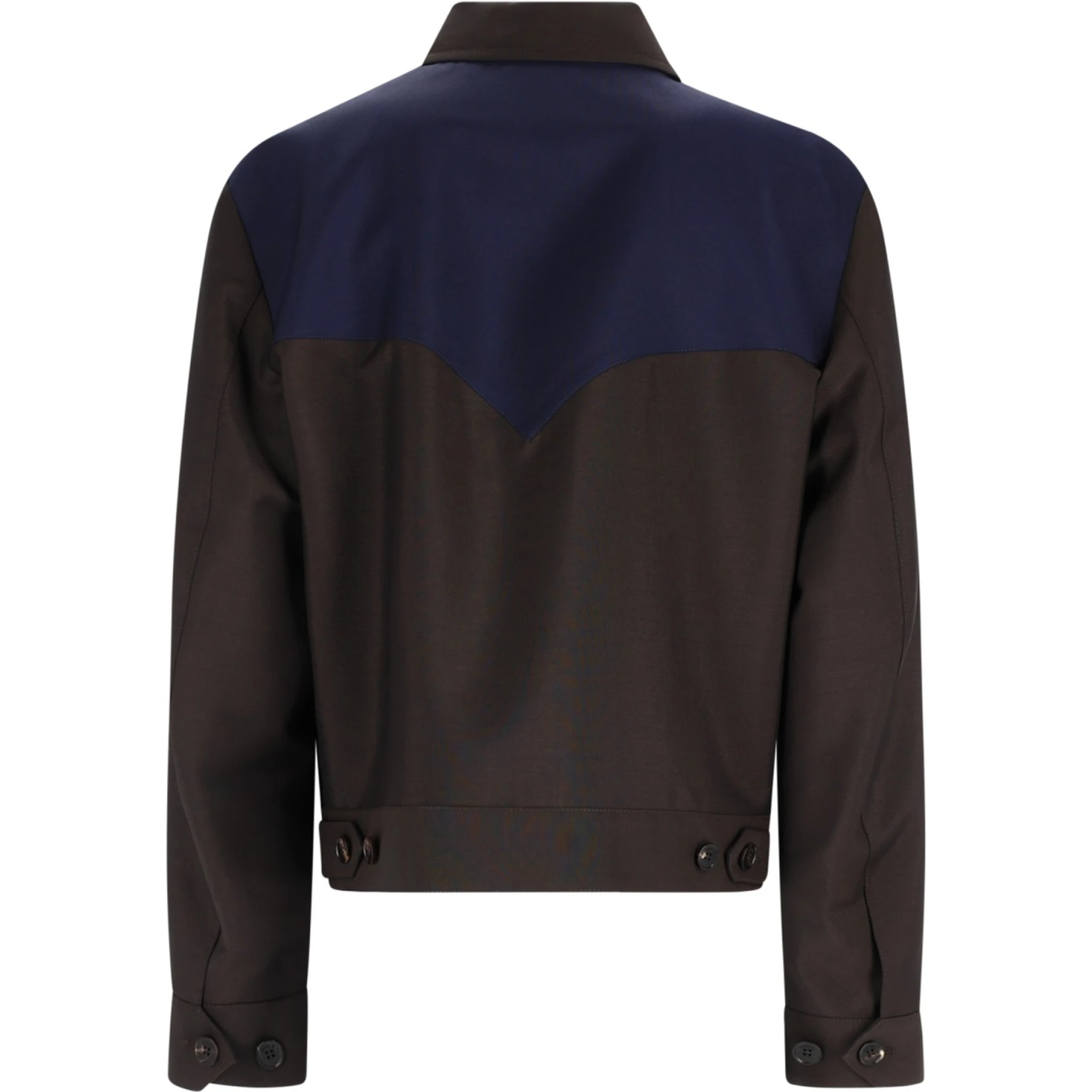 GIACCA IN LANA E MOHAIR CON ZIP