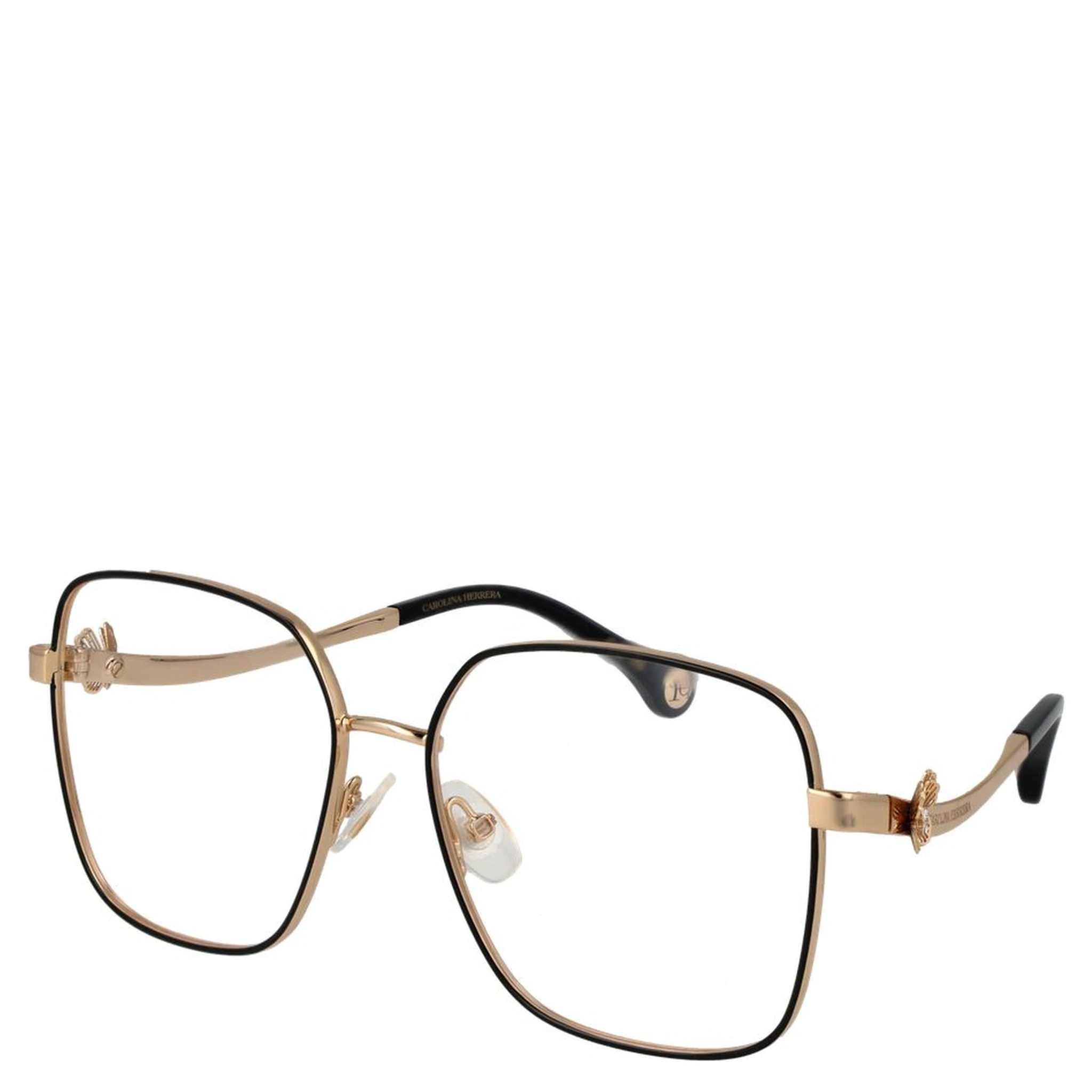 نظارات (إطارات) معدنية ذهبية