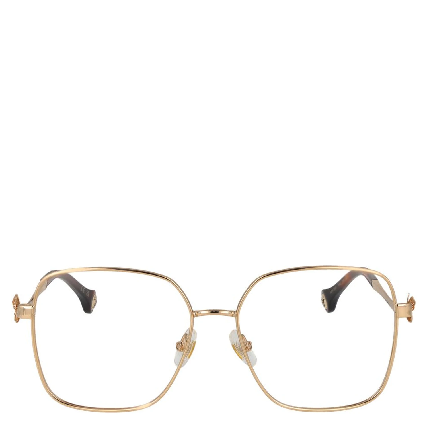 نظارات (إطارات) معدنية ذهبية