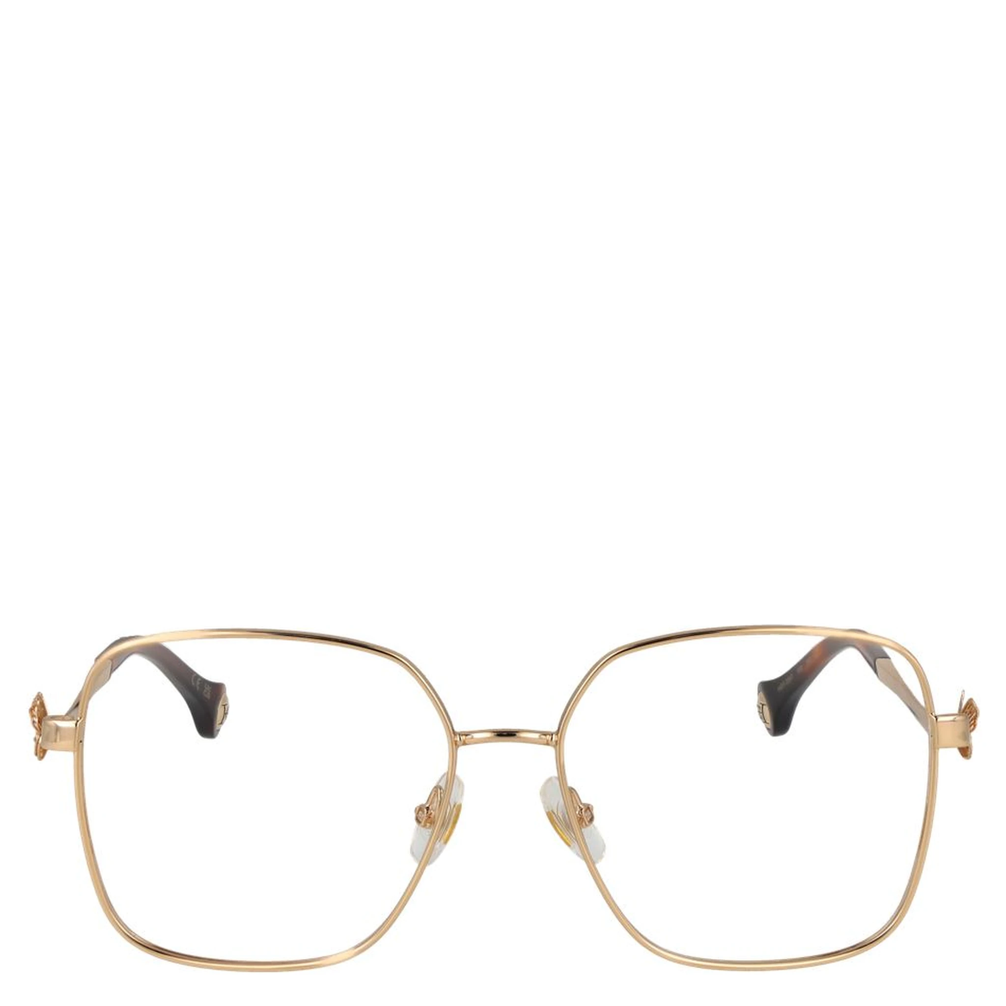 نظارات (إطارات) معدنية ذهبية