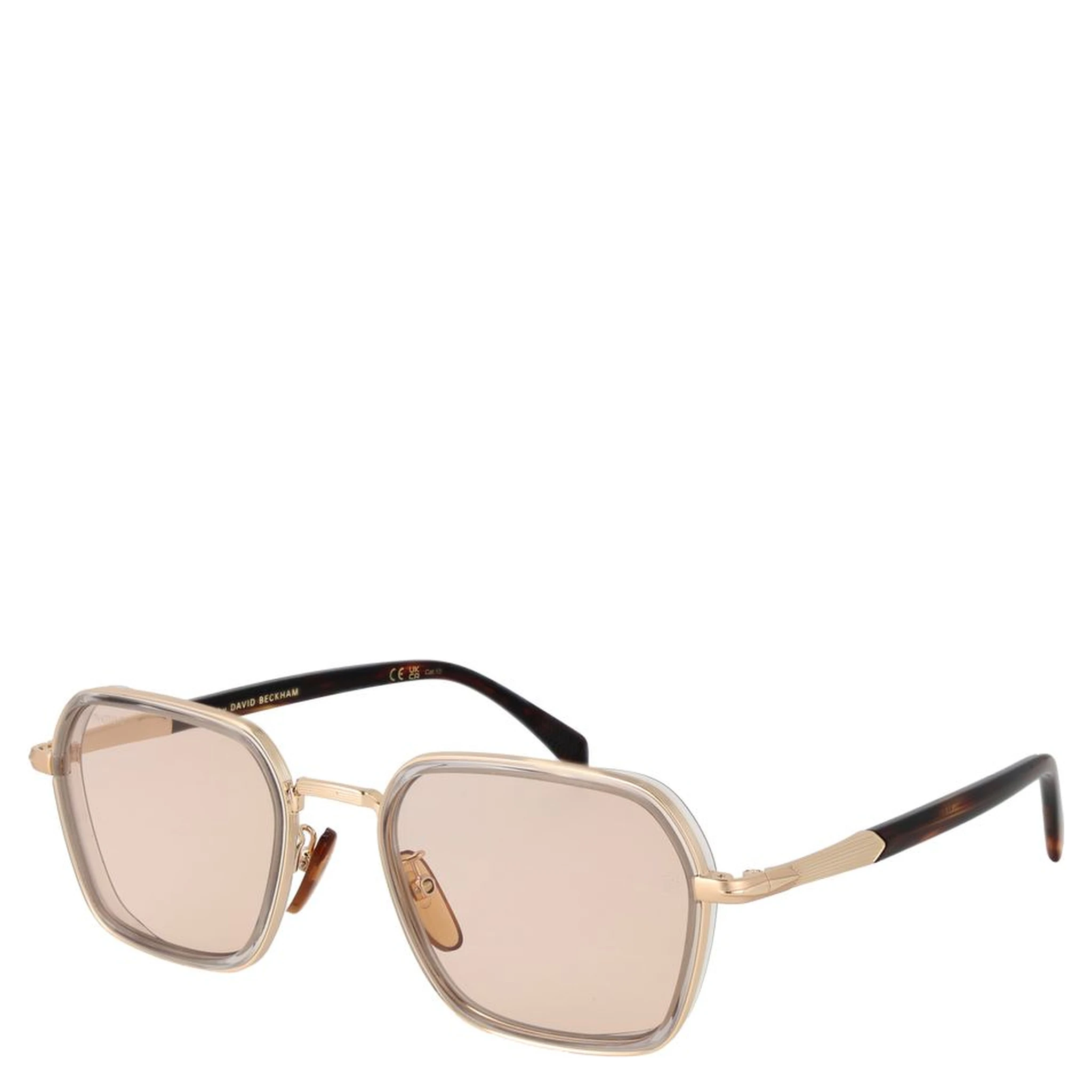 Rose Gold Metal Sunglasses